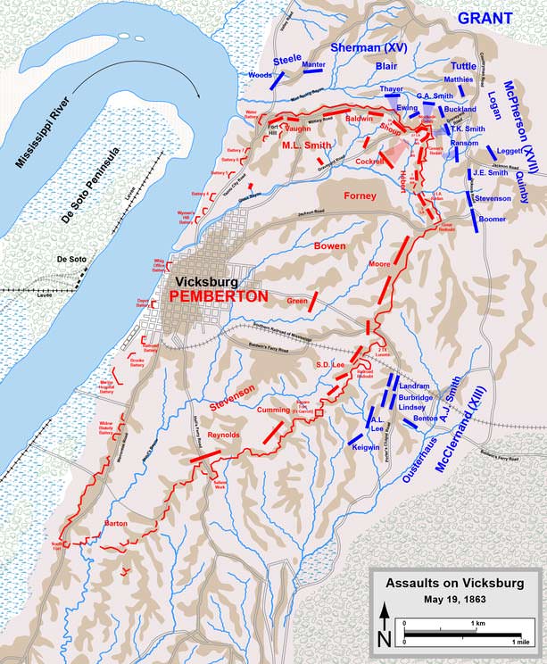 Battle Of Vicksburg 10 Facts On The Civil War Battle Learnodo Newtonic 
