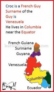 Learn the Map of South America