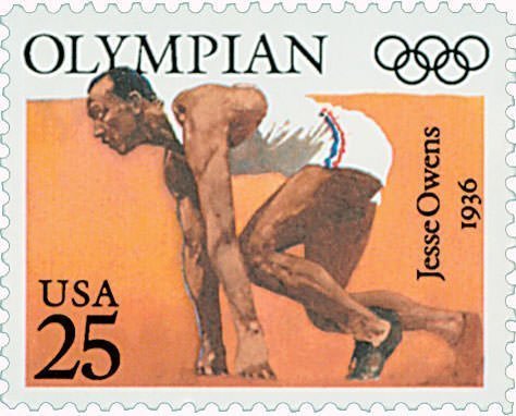 Jesse Owens 1990 Stamp