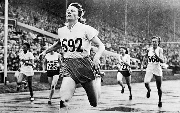 Fanny Blankers-Koen 200 metres at the 1948 Olympics