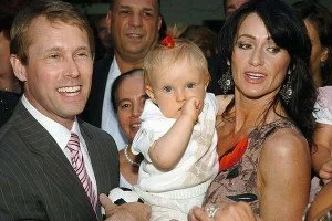 Nadia Comaneci, Bart Conner and their son Dylan