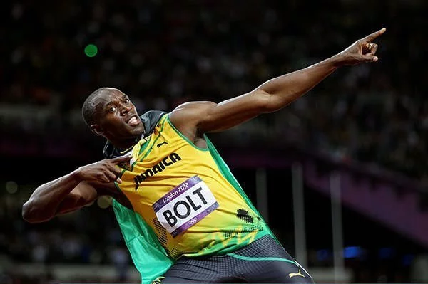 Usain Bolt Lightning Bolt Pose