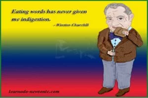Winston Churchill on words