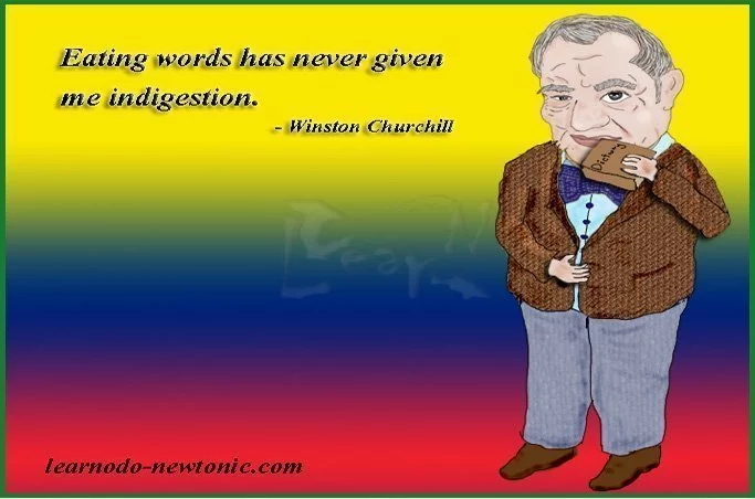 Winston Churchill on words