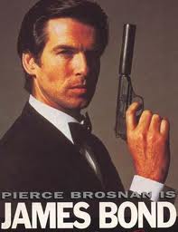 Peirce Brosnan with a Walther PPK