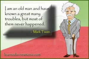 Mark Twain's quote on troubles