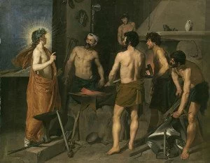 Apollo in the Forge of Vulcan by Diego Velazquez