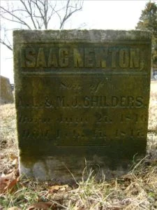 Isaac Newton's tomb