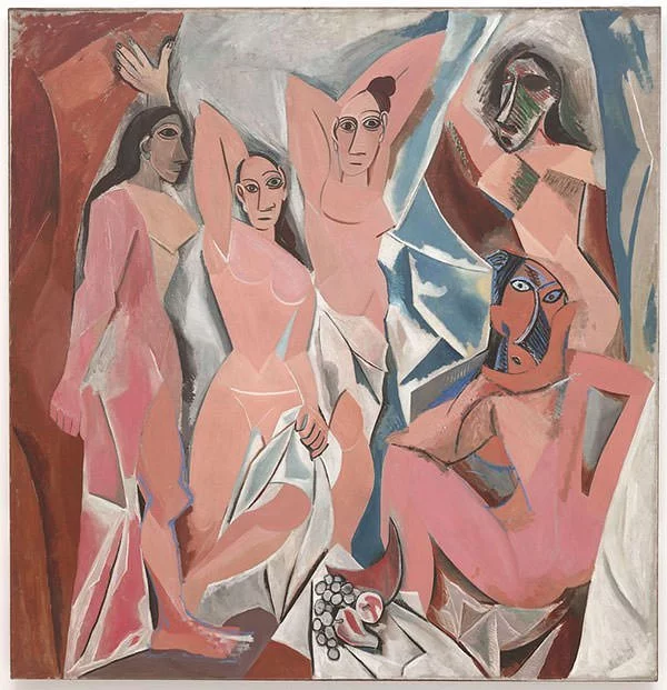 Авиньонские девицы (1907) - Пабло Пикассо Музей современного искусства 