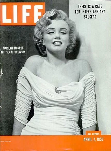 Marilyn Monroe on the cover of LIFE Magazine