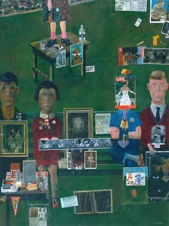 On the Balcony by Peter Blake