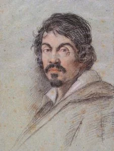 Potrait of Caravaggio by Ottavio Leoni
