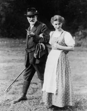 Sigmund and Anna Freud