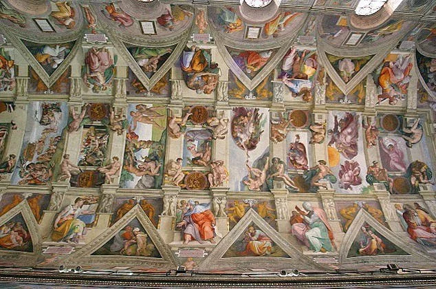 Sistine Chapel Ceiling - Michelangelo