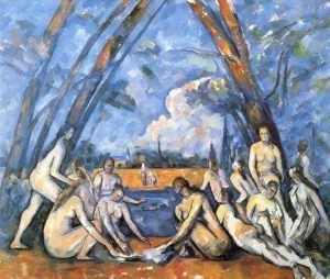 The Bathers by Paul Cazanne