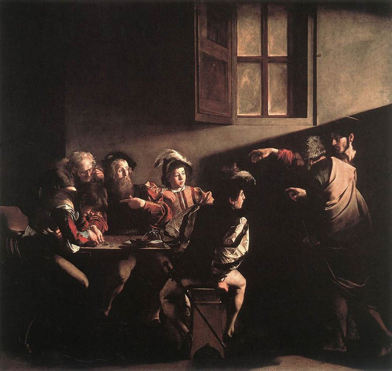 The Calling of St Matthew - Caravaggio