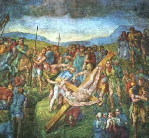 The Crucifixion of St. Peter by Michelangelo