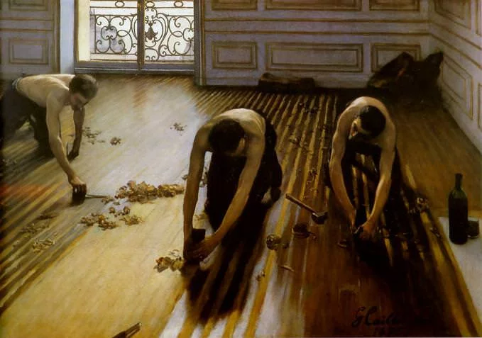 The Floor Scrapers by Gustave Caillebotte