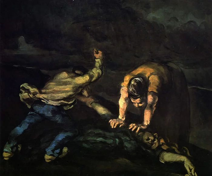 The Murder by Paul Cezanne