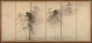 Pine Trees by Hasegawa Tohaku