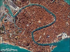 The Reverse S Shaped Grand Canal in Venice