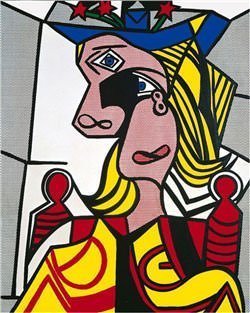Woman with Flowered Hat by Roy Lichtenstein