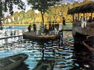 Bain a la Grenouillere (1869) - Claude Monet