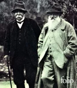 Georges Clemenceau and Claude Monet
