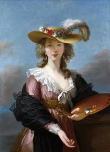 Self-Portrait in a Straw Hat (1782)