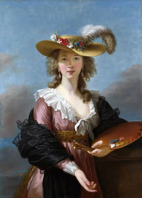 Self-Portrait in a Straw Hat (1782)