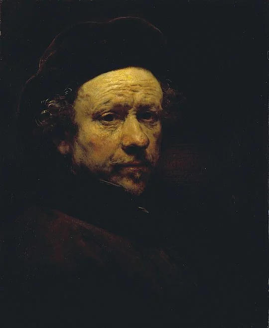 Self-Portrait with Beret and Turned-Up Collar (1659)