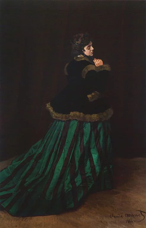 The Woman in the Green Dress (1866)