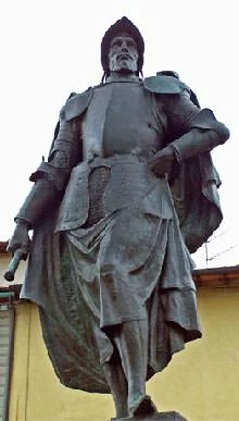 Statue of Verrazzano in Italy