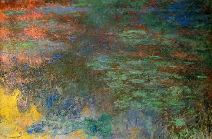 Water Lilies Pond, Evening Panel (1926)