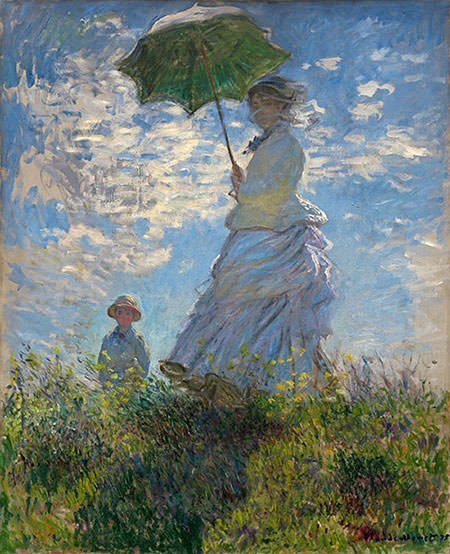 Woman with a Parasol (1875)