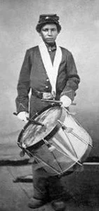African American Drummer Boy in Civil War