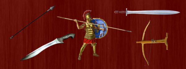 Ancient Greek Weapons Featured Image