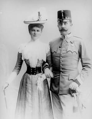 Franz Ferdinand and his wife Sophie