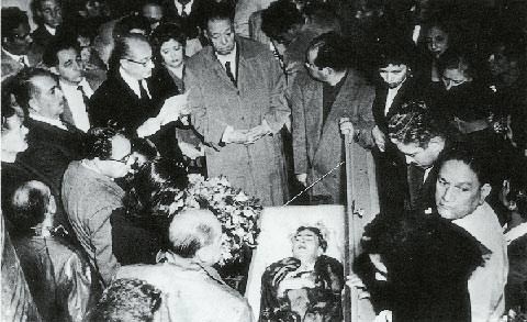 Kahlo's funeral photo