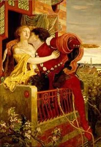 Romeo and Juliet Balcony Scene Painting