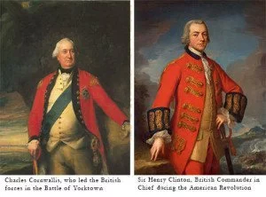 Charles Cornwallis and Henry Clinton