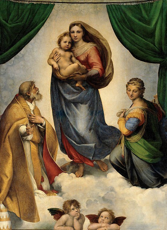 Sistine Madonna (1512) - Raphael