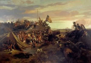 Battle of Yorktown Painting