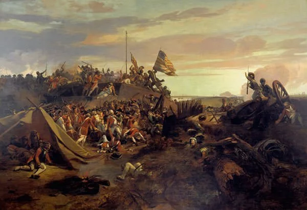 Pintura de la Batalla de Yorktown