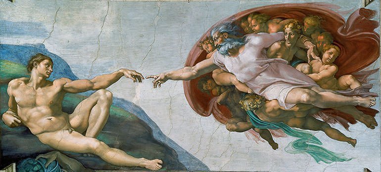 Sự sáng tạo của Adam (1512) - Michelangelo