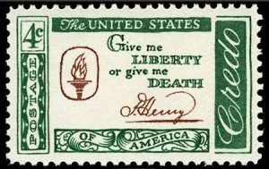 Patrick Henry Liberty Stamp
