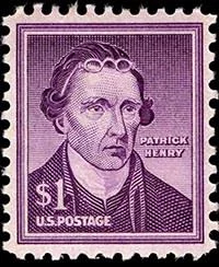 Patrick Henry 1955 Stamp