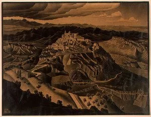 Italian Town (1932) - M.C. Escher