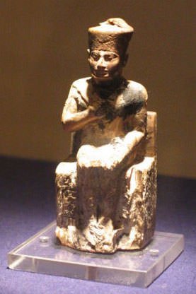 Khufu Statuette at Egyptian Museum in Cairo