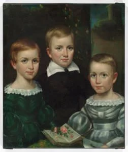 Painting of The Dickinson Children